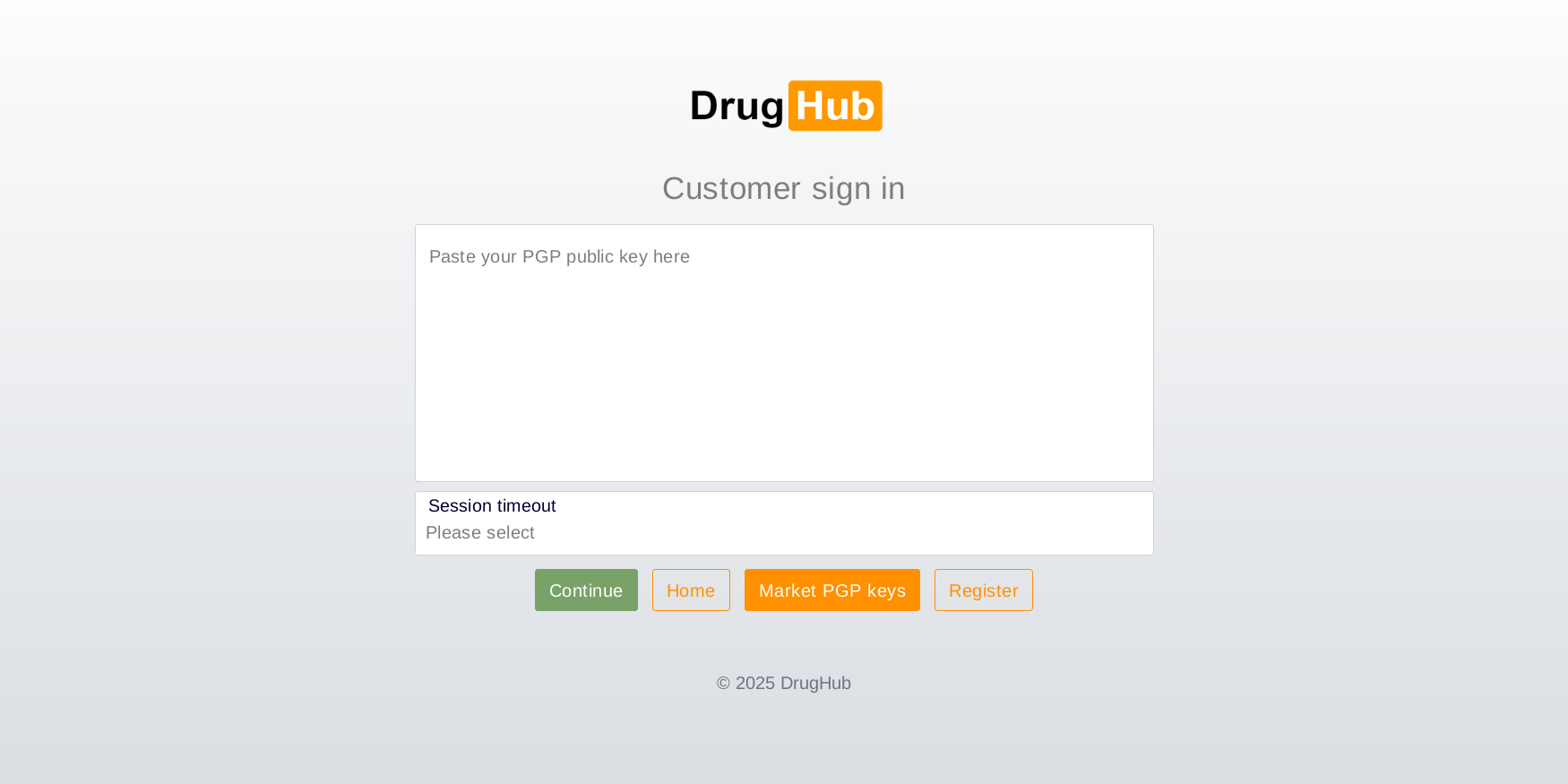 DrugHub Market Dashboard Preview